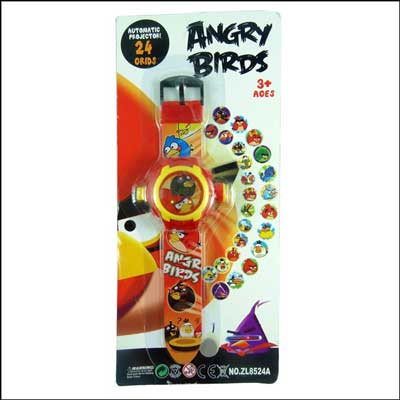 "Angry Birds  Automatic Projector Watch No: ZL8524A-002 - Click here to View more details about this Product